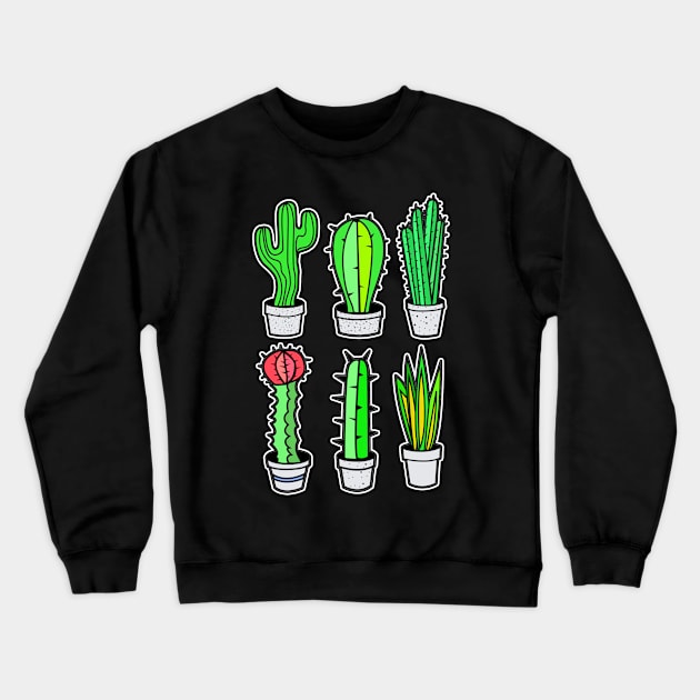 'Plant Lady Succulent Lady' Cool Plant Gift Crewneck Sweatshirt by ourwackyhome